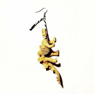 Dinosaur Skeleton Earrings